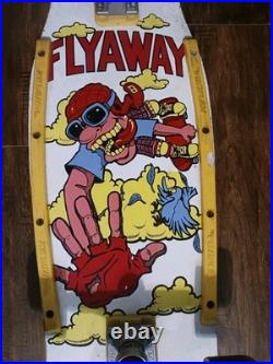 1980's Variflex Flyaway Skateboard Deck Trucks Vintage OG Great Color Unrestored