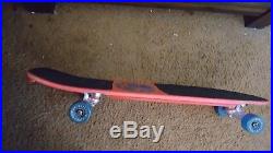1980's Vintage Hot Pink Powell Peralta Sword and Skull Skateboard Deck
