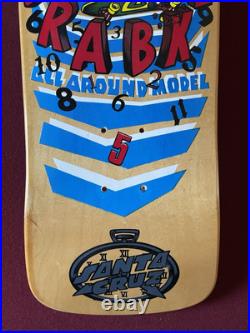 1980s NOS Vintage Santa Cruz Claus Grabke Skateboard Deck OG Rare Old School