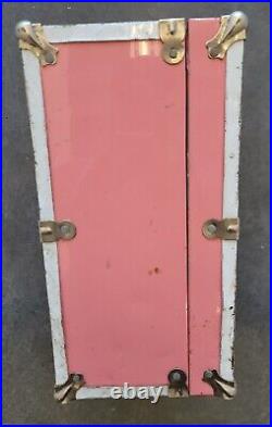 1980s Vintage Pink Rollerbones Roller Derby Roller Skate Case Powell Peralta