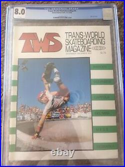 1983 Trans-World Skateboarding First Year Graded + 1985 Dec Thrasher Magazine
