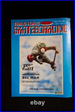1983 Transworld Skateboarding magazine first issue, Steve Caballero, Vol. 1 #1