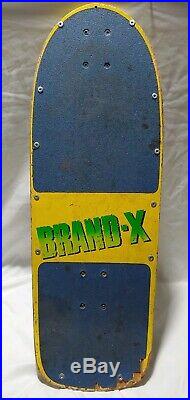 1984 Brand-X Weirdo Bernie Tostenson Skateboard Deck Original Sims Pop Art