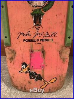 1984 OG Mike McGill Powell Peralta Vintage Skateboard Rare Pink Tony Hawk