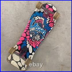1985 Vision Hippie Stick skateboard Old Ghosts Gullwing Trucks Sims 63 Wheels