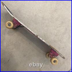1985 Vision Hippie Stick skateboard Old Ghosts Gullwing Trucks Sims 63 Wheels