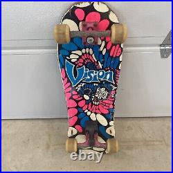1985 Vision Hippie Stick skateboard Old Ghosts Gullwing Trucks Sims 63 Wheels