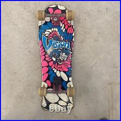 1985 Vision Hippie Stick skateboard Old Ghosts Gullwing Trucks Sims 63 Wheels
