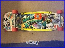 1986 Original Santa Cruz Jeff Kendall complete Graffiti skateboard