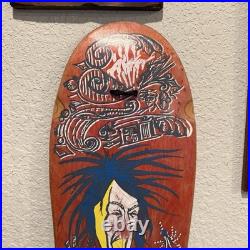 1986 Ultra RARE Alva Fred Smith III Loud One Model Skateboard Deck OG Used