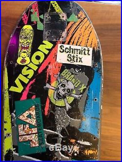 1986 VISION Aggressor 1 Skateboard Deck VTG RARE