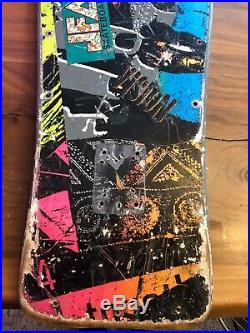 1986 VISION Aggressor 1 Skateboard Deck VTG RARE