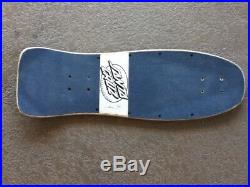 1986 Vintage Santa Cruz Jeff Kendall skateboard deck NOT REISSUE vintage SILVER