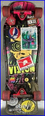 1986 Vision Psycho Stick Complete G & S Trucks, & Powell Cross Bones 97A Wheels