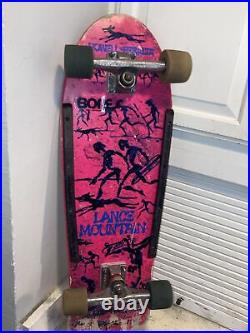 1987 Original Complete Powell Peralta White Bonite XT Lance Mountain Skateboard