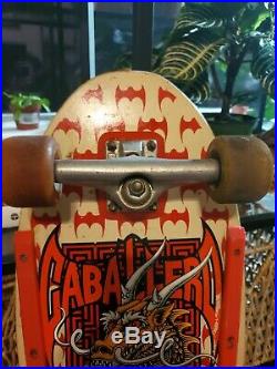 1987 POWELL MCMLXXXVII Caballero Steve Peralta vintage skateboard og deck
