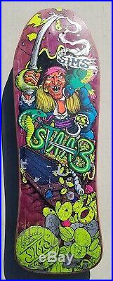 1987 SIMS KEVIN STAAB PIRATE SKATEBOARD rare vintage vision powell peralta shine