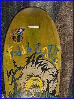 1988 Alva Fred Freddie Smith Punk Size Skateboard Deck Og