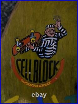 1988 Alva Fred Freddie Smith Punk Size Skateboard Deck Og