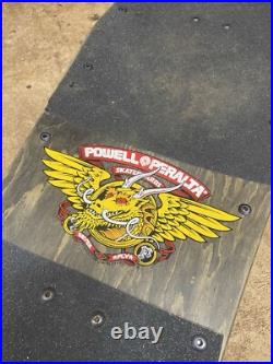 1988 Powell Peralta Caballero Cliver yellow Ban this Dragon blue stain rare OG