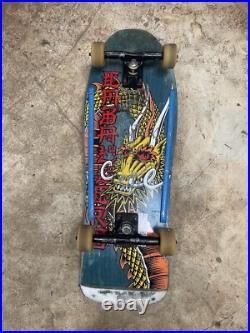 1988 Powell Peralta Caballero Cliver yellow Ban this Dragon blue stain rare OG