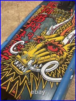 1988 Powell Peralta Caballero Cliver yellow Ban this Dragon blue stain rare OG
