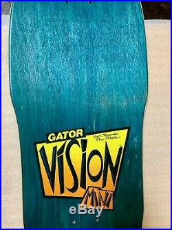 1988 Vintage Vision Gator Skateboard