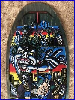 1989 NOS SMA Jim Thiebaud Joker Batman vintage Santa Cruz skateboard Natas 101