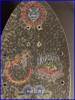1989 Powell Peralta Steve Saiz Feathers Totem Skate Deck Original Vintage