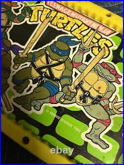 1989 Teenage Mutant Ninja Turtles Dynacraft Skateboard Mirage Studios TMNT