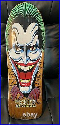 1989 Vision Joker OG Vintage skateboard deck Not Gator Hawk Batman