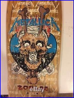 1989 Zorlac Mega Metallica Pushead rare vintage skateboard deck art band