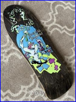 1990 Dave Crabb Scientist Toxic Vintage Skateboard Deck NOS 90s Zorlac
