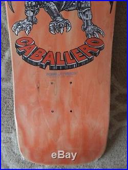 1990 Vintage Powell peralta Caballero Mechanical Dragon Skateboard deck