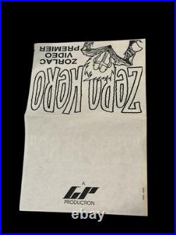 1991 Zorlac Skateboards Zero Hero Video Premiere Flyer Rocket From The Crypt ASR