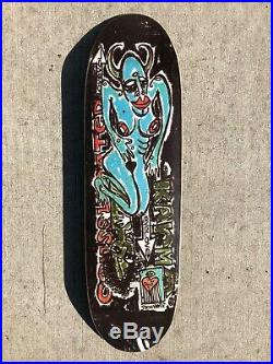 1992 Consolidated Karma Tsocheff nos Slick Skateboard RARE Thomas Campbell art