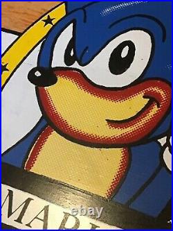 1992 New School skateboards Vintage Mario R Sonic Hedgehog NOS signed Tom Boyle