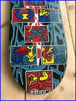 1993 Mike Santarossa Prime Skateboard Keith Haring powell peralta Alien Workshop