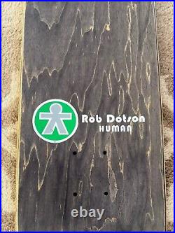 1995 Rob Dotson Human Skateboard Vintage Deck Rare NOS OG Skateboards 90s