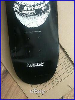 1996 NOS vintage skateboard Scarecrow Misfits Danzig Zorlac Skull skates