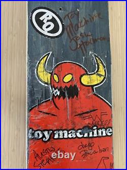 2002 Toy Machine Ed Templeton signed deck Billy Marks BRDTM0001 (cracked board)