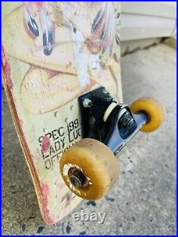 2013 Plan-B Lady Luck T. Puds Skateboard Complete Torey Pudwill Vintage Deck