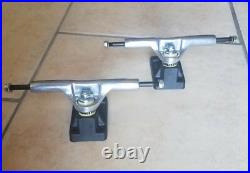 2 NOS 9.0 Gullwing Street Shadow Sil/Blk Vintage 80s Skateboard Trucks NEW