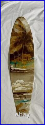 3 Vintage D&L Products Trickray MOTO BOARD Skateboard Fiberglass Tropical Theme