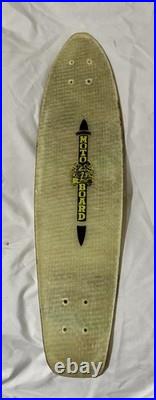 3 Vintage D&L Products Trickray MOTO BOARD Skateboard Fiberglass Tropical Theme