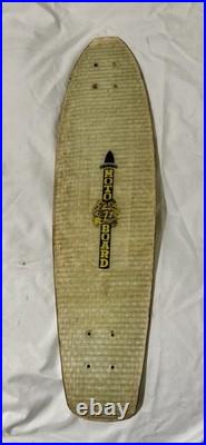 3 Vintage D&L Products Trickray MOTO BOARD Skateboard Fiberglass Tropical Theme