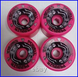 4 Powell Peralta NOS Vintage G Bones PINK RARE Skateboard Wheels 64/90
