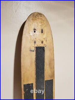 60's Stereo Vintage Skate Board 35 Inch Length And 7 Inch Width Original Parts