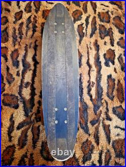 70's Vintage Skateboard Black Banzai Aluminum 2 Cadillac & 2 RSI Stoker Wheels