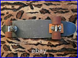 70's Vintage Skateboard Black Banzai Aluminum 2 Cadillac & 2 RSI Stoker Wheels